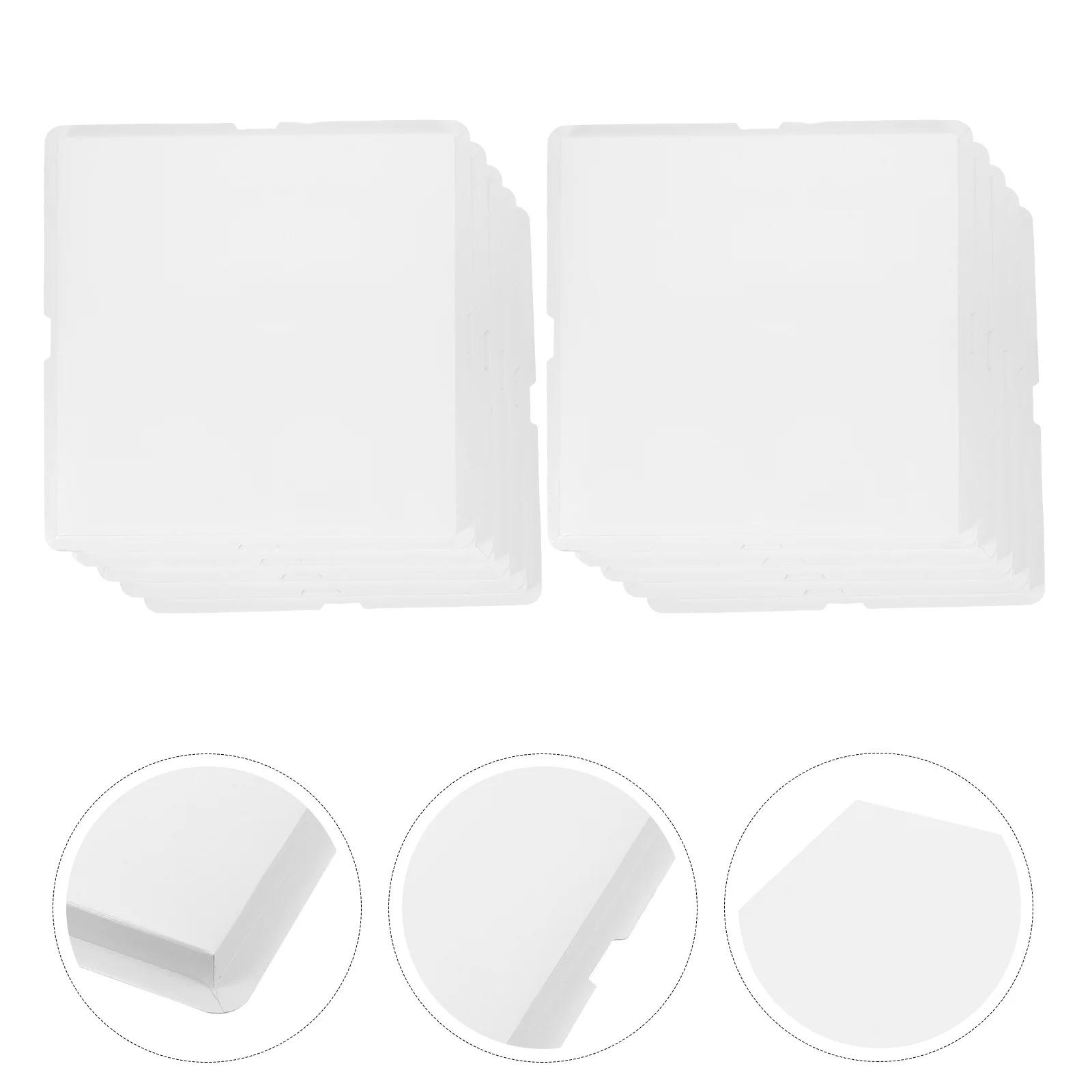 

10Pcs Square Cake Boards 8 Inch Heavy Duty Food Serving Platters for Birthday Party Dessert Display Coffee Table Tray