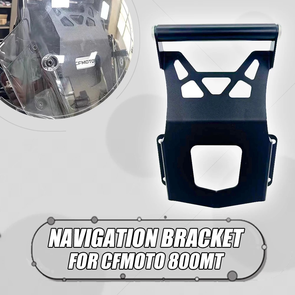 

FOR CF 800MT TM800 Modified Navigation Expansion Bracket Mobile Phone Multifunctional Aluminum Alloy Bracket