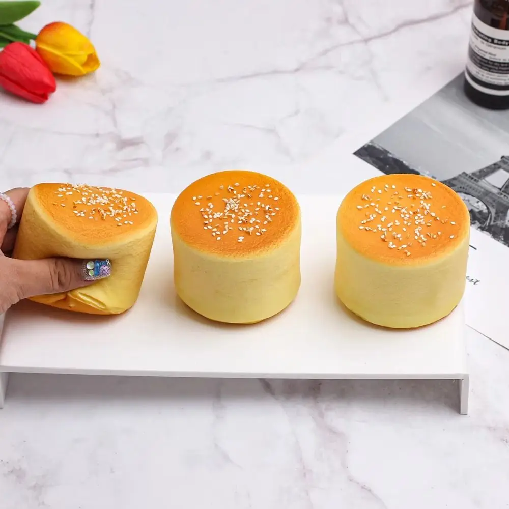 Hand Relax Simulation Bread Squeeze Toy Slow Rebound Kneading Bread Squeeze Toy Pinch Food Shape Chocolate Sensory Fidget Toy