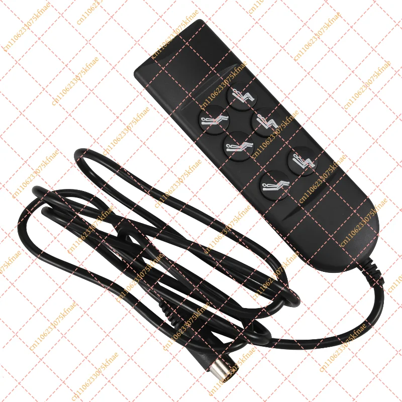 6-Button Handset for Power Recliner Chair | Electric Sofa Motor Switch Hand Controller