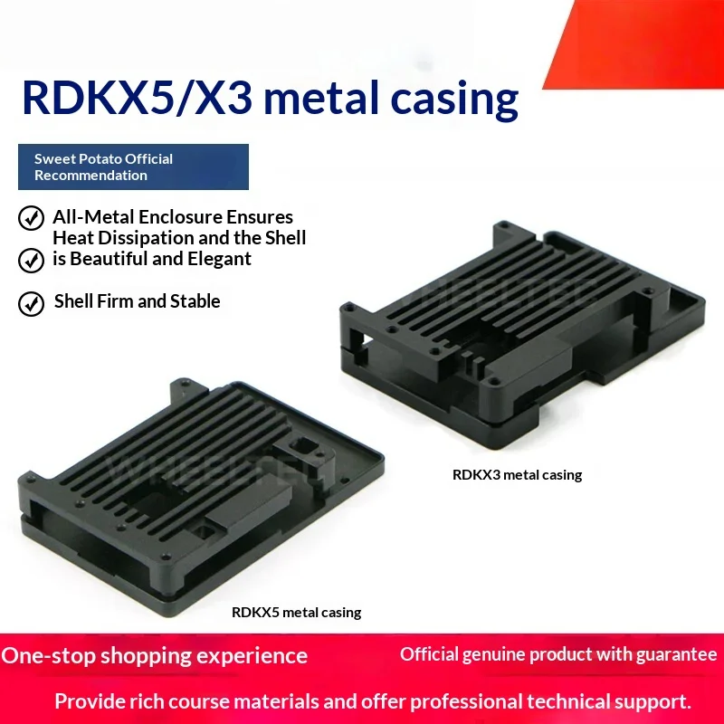 DigeeBot RDK X5 X3 Sunrise Pi Embedded Development Board Metal Shell, Excellent Heat Dissipation, Firm Installation Protective C