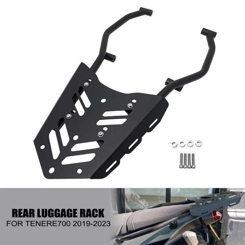 For Yamaha Tenere 700 XTZ700 Rear Luggage Rack Tenere700 2019-2023 2021 2022 Motorcycle Accessories Top Case Rear Rack Carrier