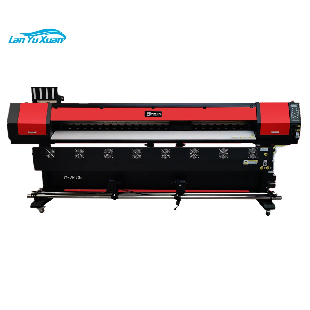 Inkjet Printer Afdrukken Banner Machine Eco Solvent 2.5 Meter Dtg Printer Hot Koop Automatische Hoge Productiviteit Multicolor