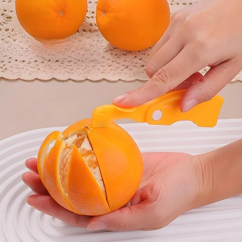 Mini Folding Peeler Lemons Orange Citrus Pitaya Pomelo Peeler Slicer Cutter Pericarp Peel Opener Kitchen Gadgets