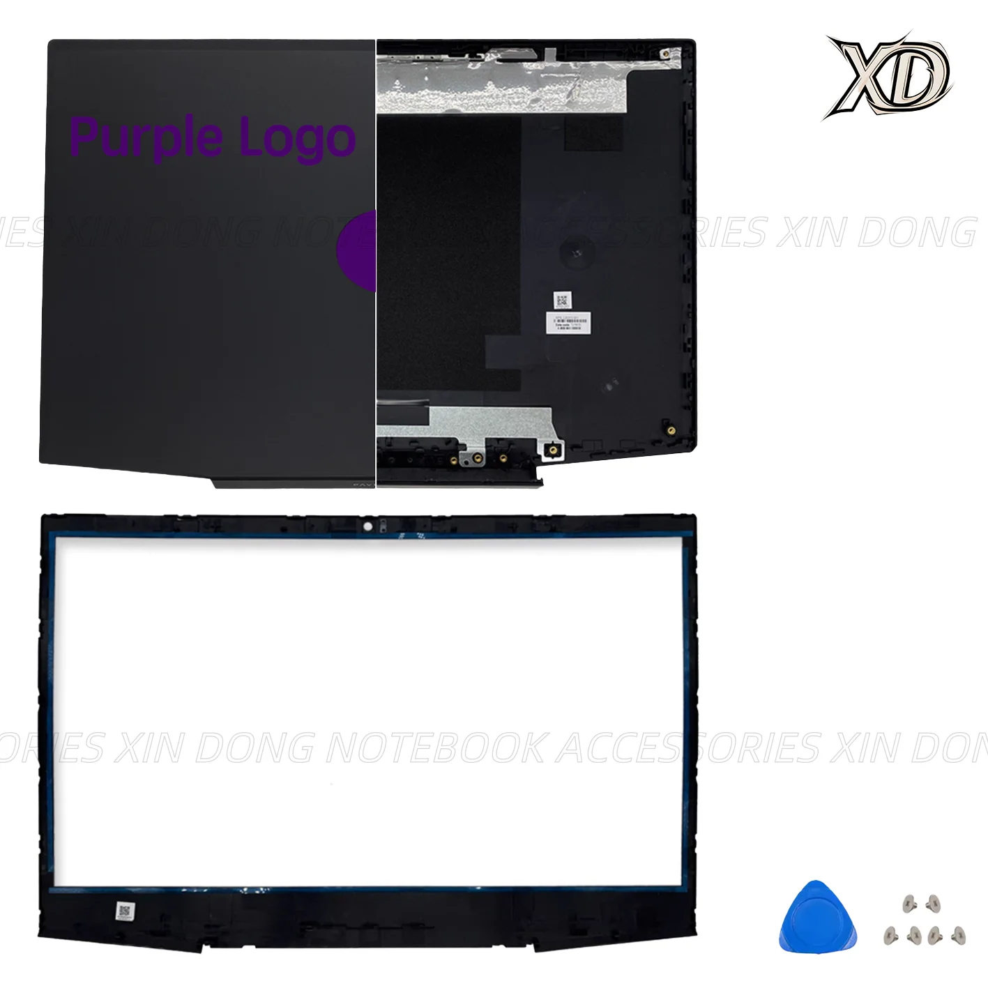 Laptop Housing Case For Pavilion Gaming 15-CX 15T-CX TPN-C133 15-cx0056wm LCD Back Cover / Front Bezel / Hinges Replacement