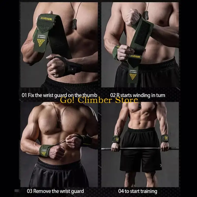 Q84C Supportive Gym Wrist Brace for High Intensity Workouts with Nonslip Technology
