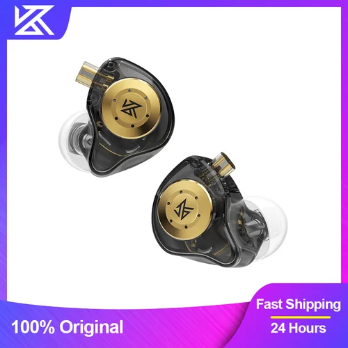 Imagen 1 del producto KZ EDX Pro auriculares con cable en la oreja auriculares de graves HIFI de Metal con micrófono auriculares deportivos con Monitor de cancelación de ruido