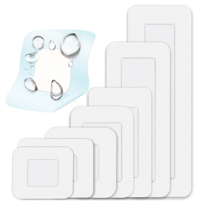 10PCs 10*10cm Anallergico Traspirante tessuto Non tessuto Medico Medicazione della Ferita cerotto Fasciatura Esterna In Primo Luogo di pronto soccorso Accessori