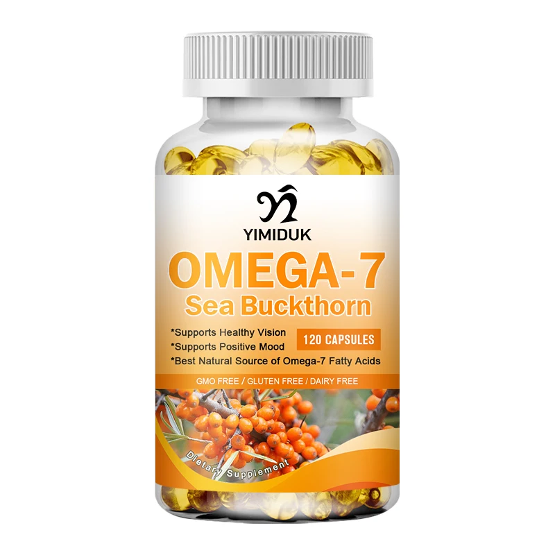 

Органическое морское облипиховое масло, мягкие капсулы Omega-7, 120 шт., с Omega 3, 6 и 9, поддерживает здоровье волос, кожи и ногтей.