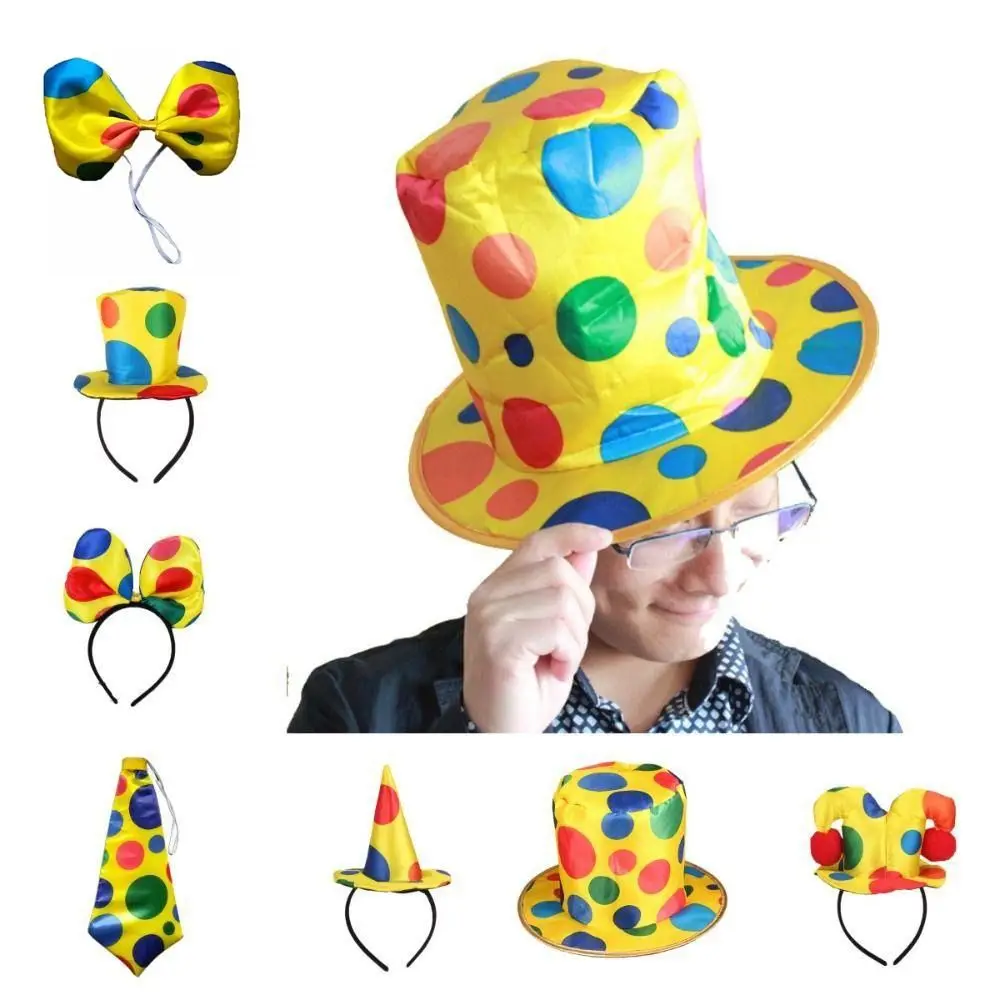 Bow Tie Funny Costume Cap New Caps Headwear Parties Dress Up Headgear Accessories Dot Hat Cosplay Prop