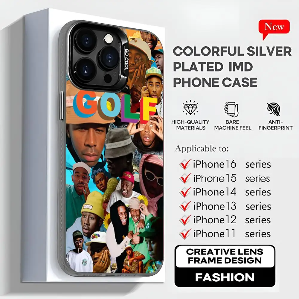 Tyler The Creator Phone Case 2024 IMD Case For IPhone 16 15 Pro XR XS 7 8 Plus SE2024 Shockproof Color Phone Funda Cover