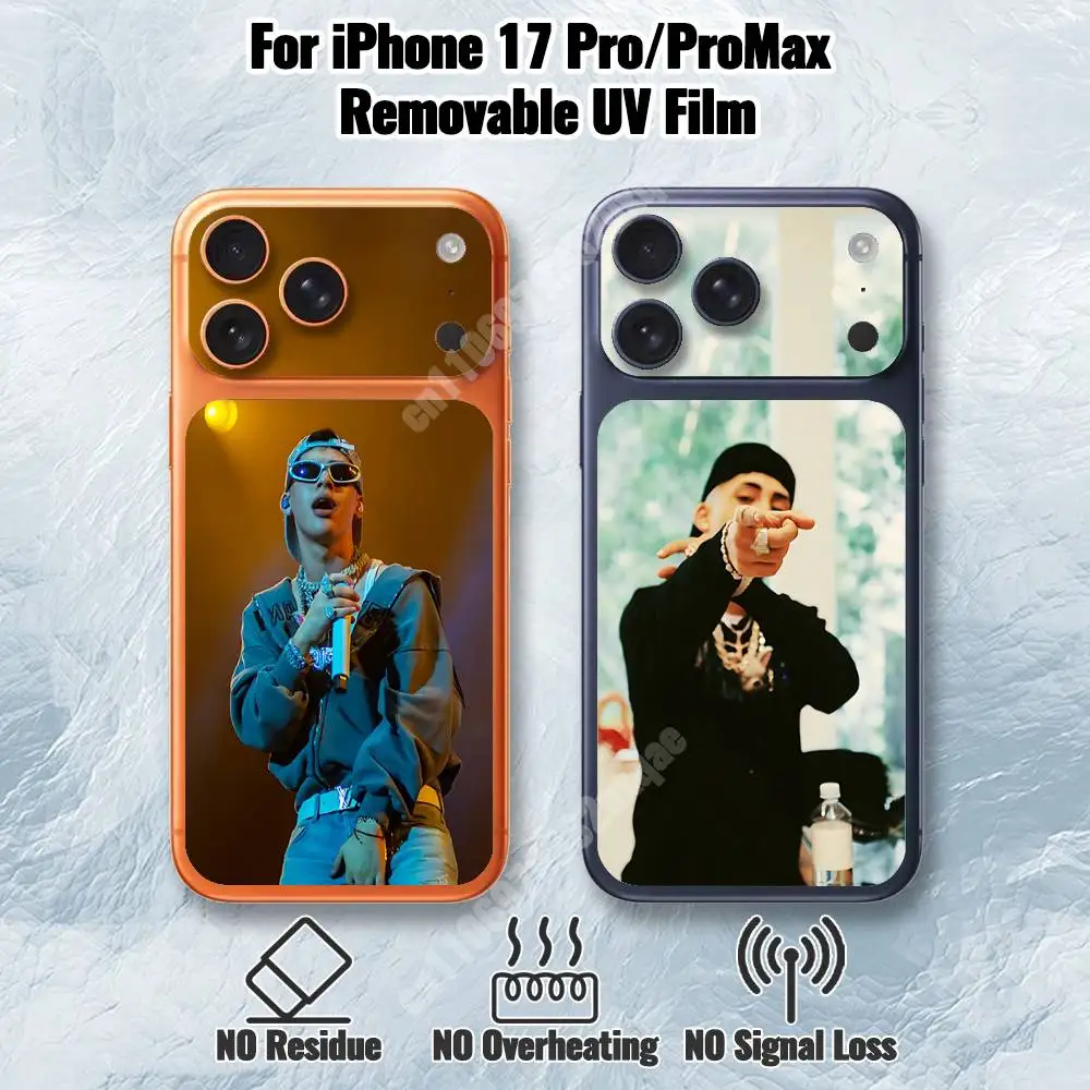 

C-Cris MJ Las Filtradas Removable UV Film for iPhone 17 Pro 17 ProMax Back Cover