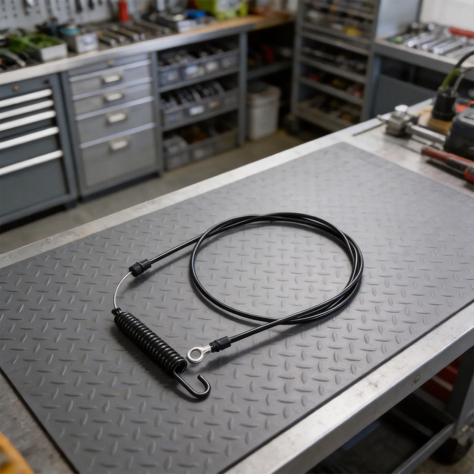 

Mower Repair Throttle Cable Eyelet And Spring Ends Inner Cable 75 Inches Total Cable 59 Inches Replaces 532435111