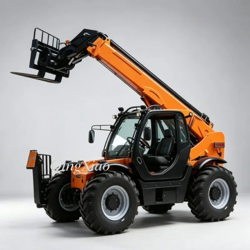 FOB Transportation Equipment Professional 4WD Diesel Telehandler For Building Site Scaffolding Work High Performance Support