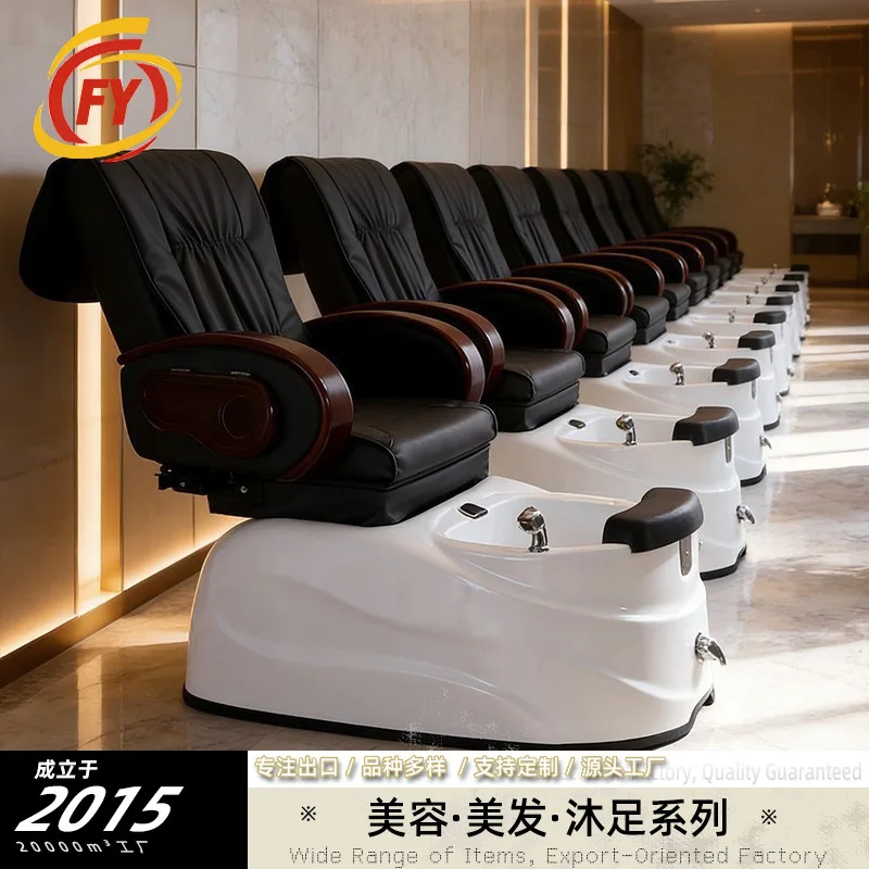 SPA electric foot bath sofa chair, reclining foot bath spa st ool, nail salon, eyelash extension shop manicure bed, foo t soak