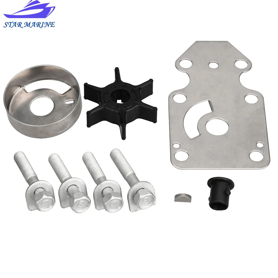 Water Pump Repair Kit for Yamaha Parsun 2 stroke 9.9HP 15HP Boat Engine 63V-W0078-00 63V-44323-00 63V-44352-00 63V-W0078