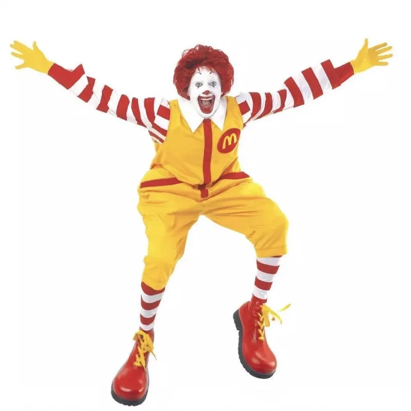 أنيمي سوترا مهرج دونالد تأثيري حلي رونالد حفلة تنكرية شخصية الدعاوى حفلة الهالوين مضحك زي المرحلة الملابس #3