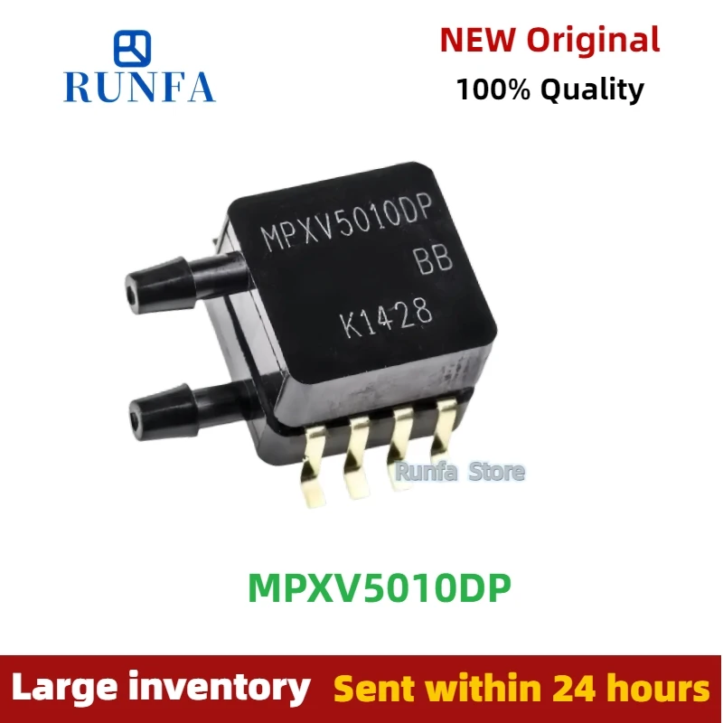 MPXV5010DP 5V 0-10kPa Transmisor sensor de presión y voltaje analógico Puerto dual SOP-8