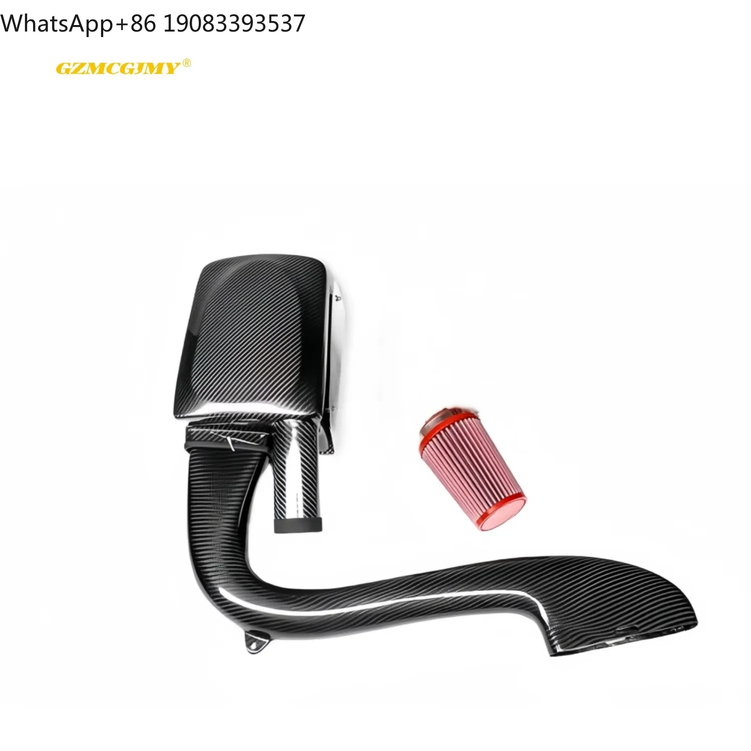 

14-18 Performance Real Dry Carbon Fiber Cold Air Intake System For Mercedes Benz W205 C180/c200/c260/c300 Engine Air Intake Pipe