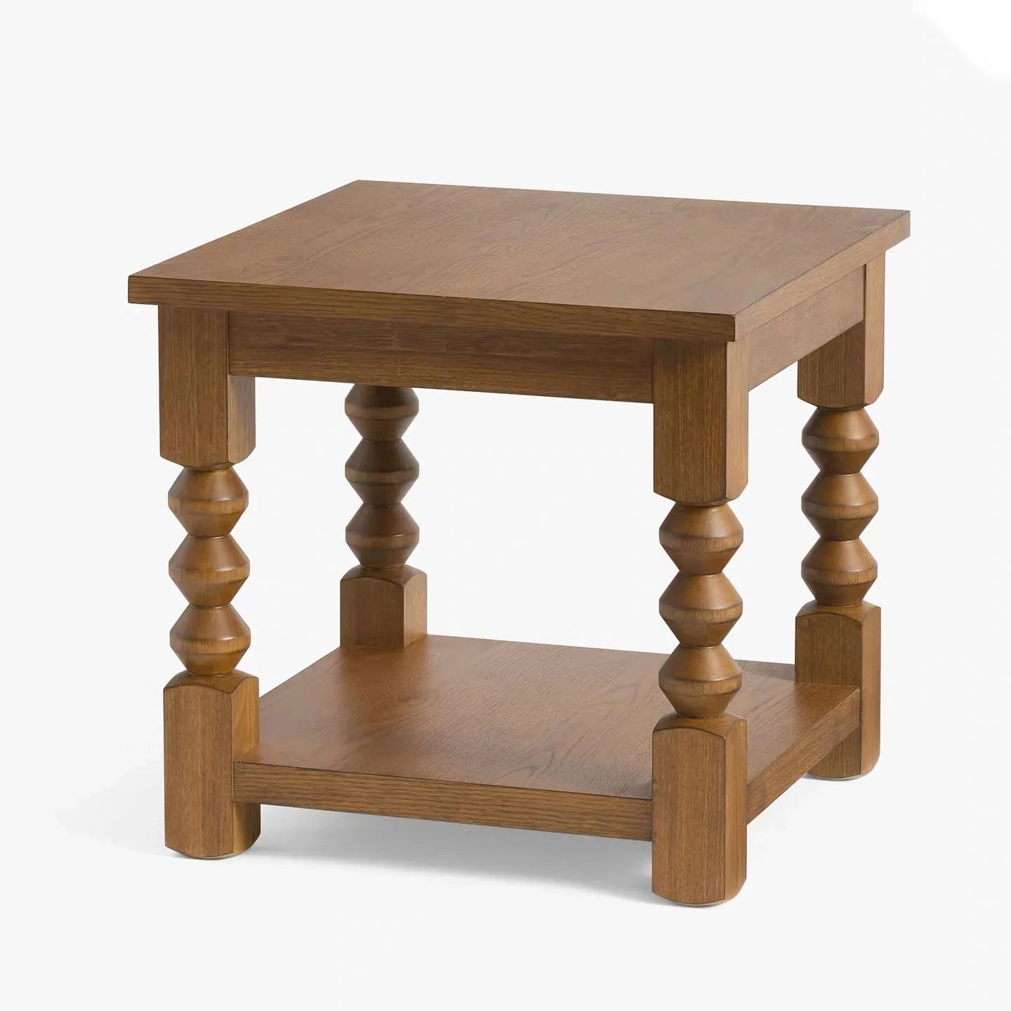 Factory Direct Durable American Rustic Solid Wood Carved Coffee Table For Living Room Hotel Apartment Small Spaces
