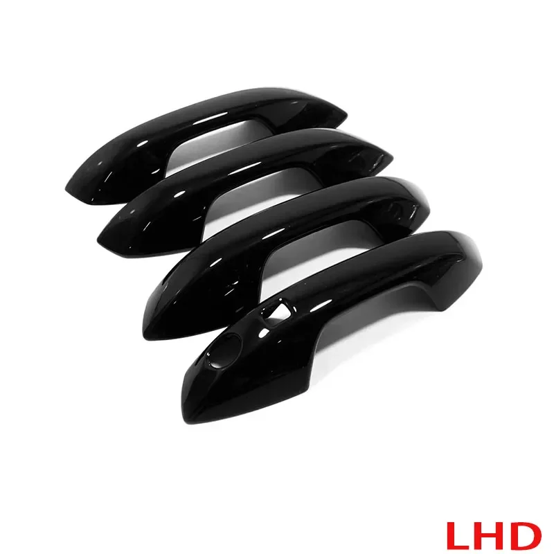 LHD RHD For BYD YUAN PLUS ATTO 3 2022 2023 Glossy black Car Rearview Door Side Mirror Trim  Rain Shield Door Handle Bowl Cover