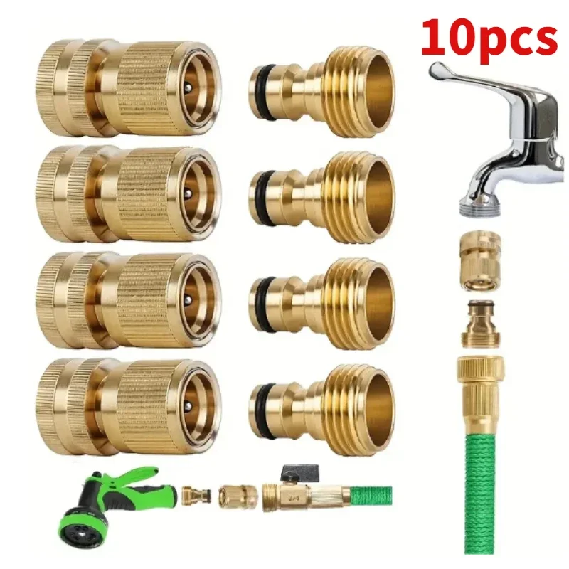 

5PCS Universal Kitchen Faucet Adapter for Tap Connector Mixer Hose, Joiner Fitting and Pipe