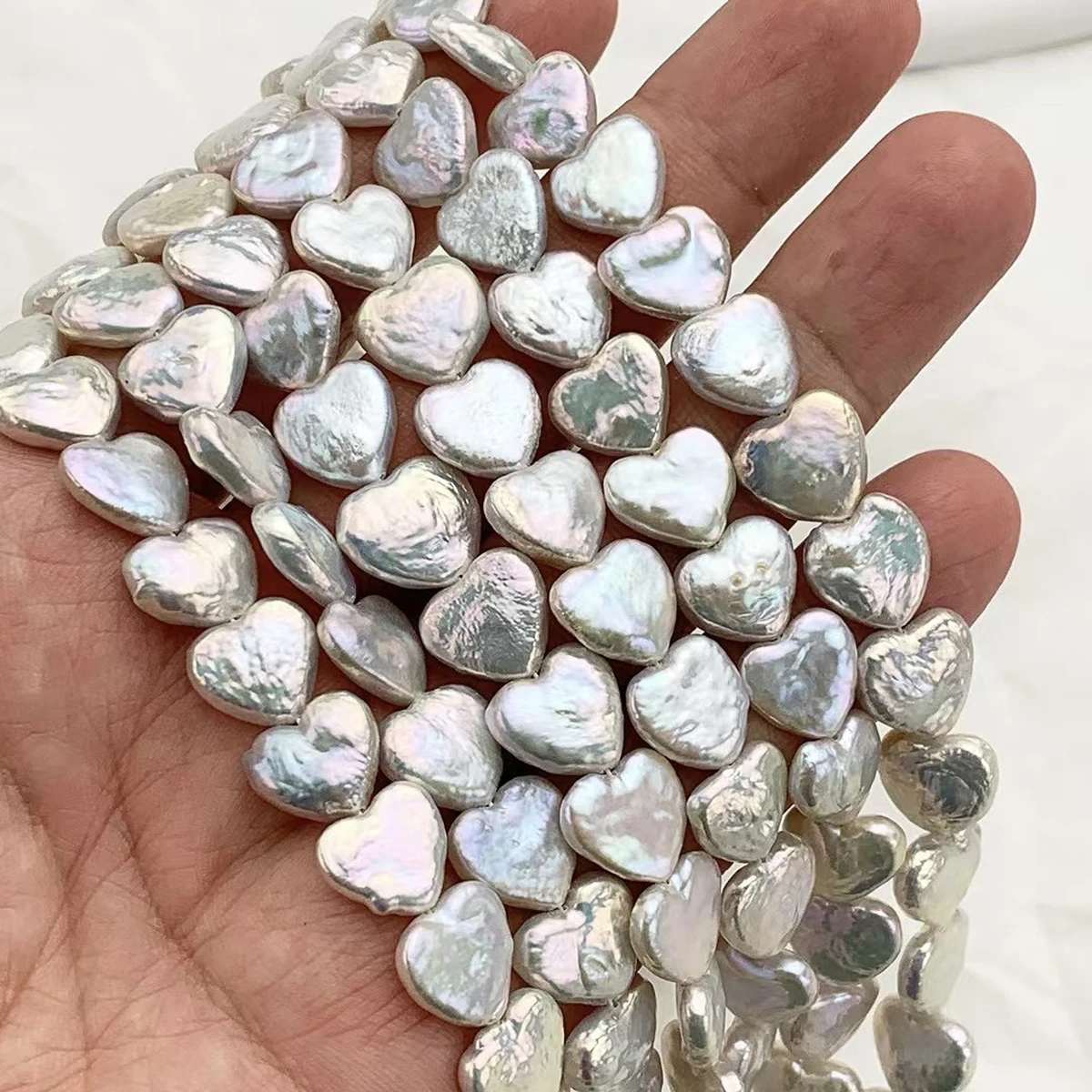 AAAAA barokke parel natuurlijke zoetwater hartvormige parel 11-12 mm voor sieraden maken DIY ketting oorbellen armband accessoire