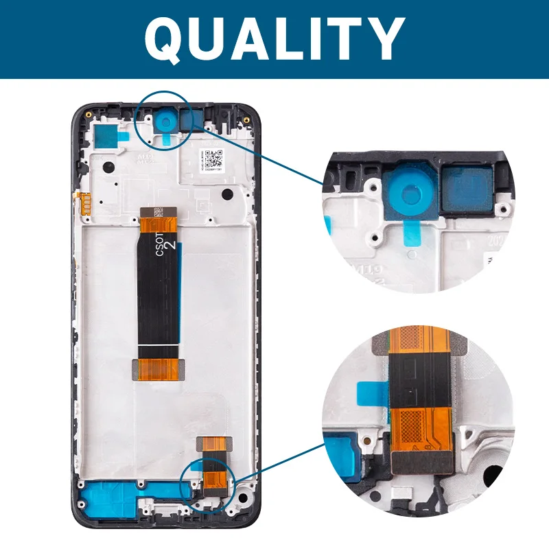 Wyświetlacz LCD do Xiaomi Redmi 12, przetestowany, wysokiej jakości ekran dotykowy z digitizerem, do wyświetlacza LCD Redmi 13, 23053RN02A 2404ARN45A 23053RN02Y — zdjęcie produktu 4