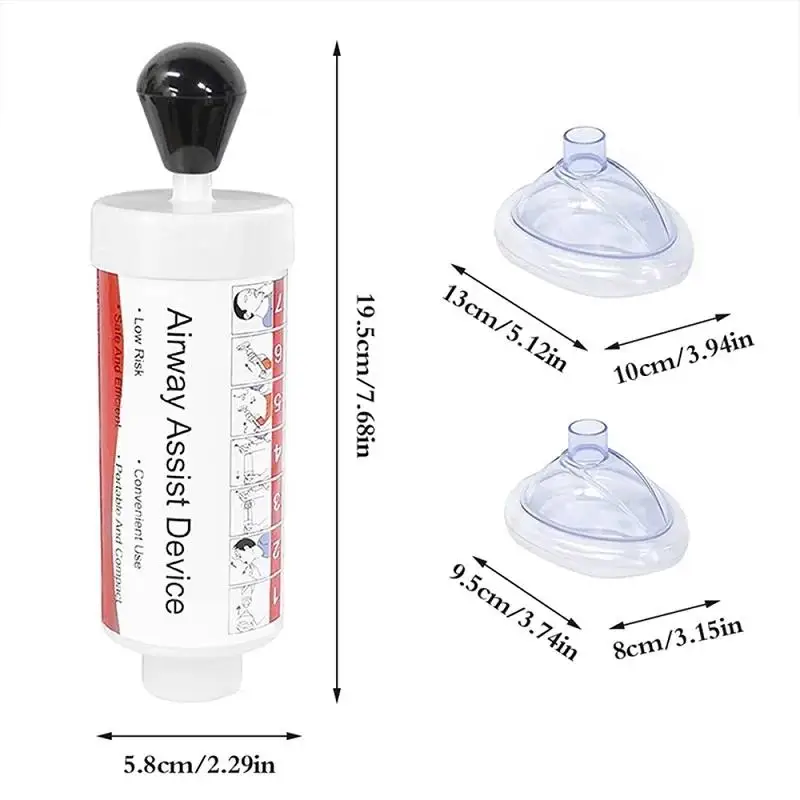 Emergency Life Saving Suction Vac Anti Choke Device First Aid Kit for Kids Adults Upgrade Portable Anti Choking Device Choking