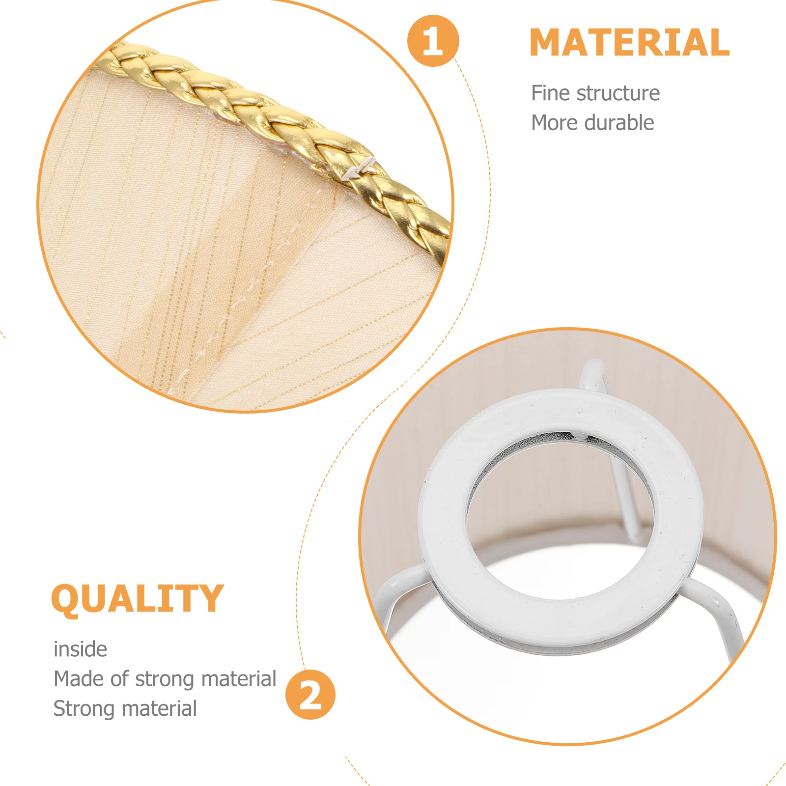 

1pc Cloth Lamp Shade Cover Premium Fabric Dust Protection For Bedroom Living Room Floor Table Lamp Accessory Home Lighting Decor