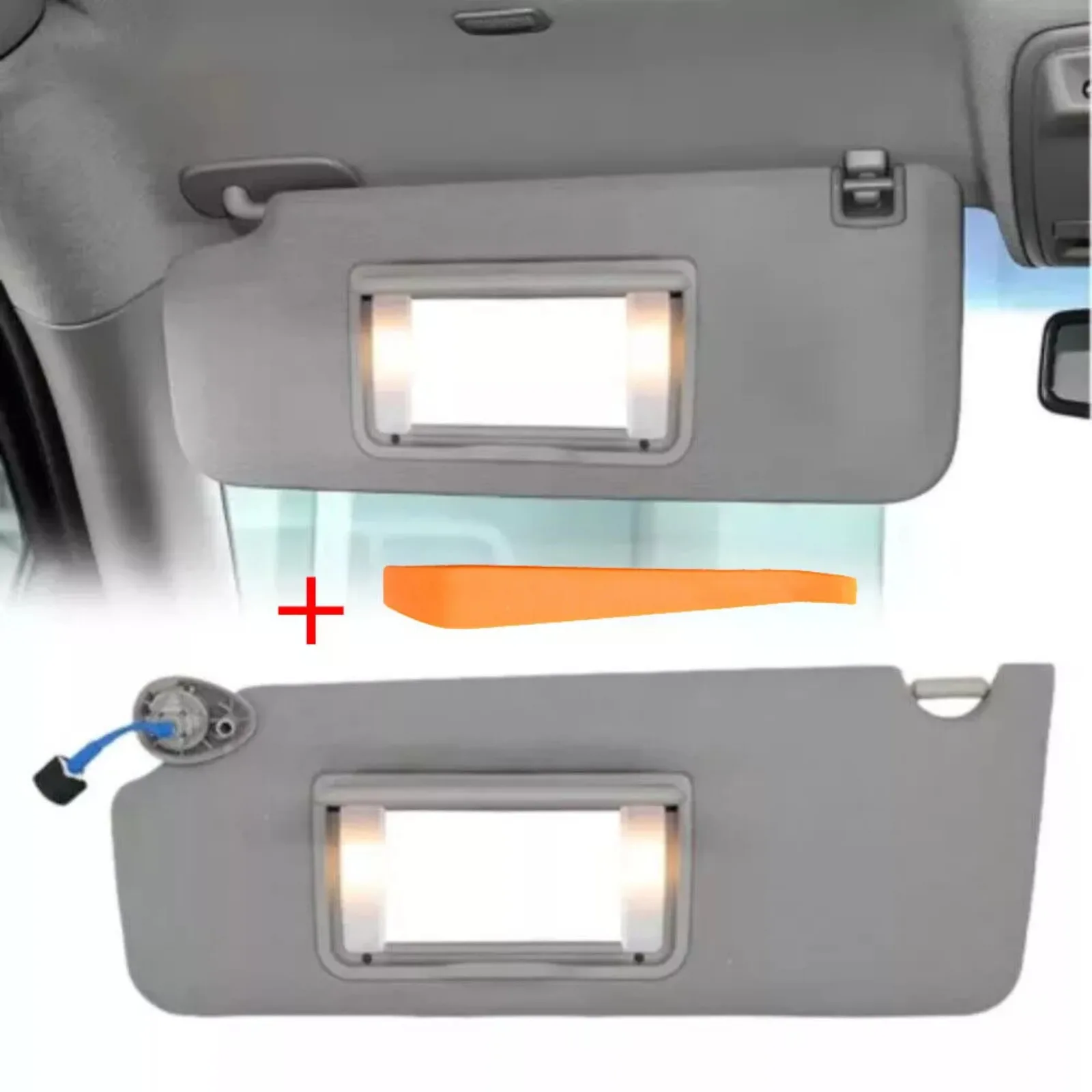 83280tg7a12zb Left Driver Side Sun Visor For Honda Pilot 2017-2021 Sun Visor Assembly Interior Accessories Automobiles Part 1Pc