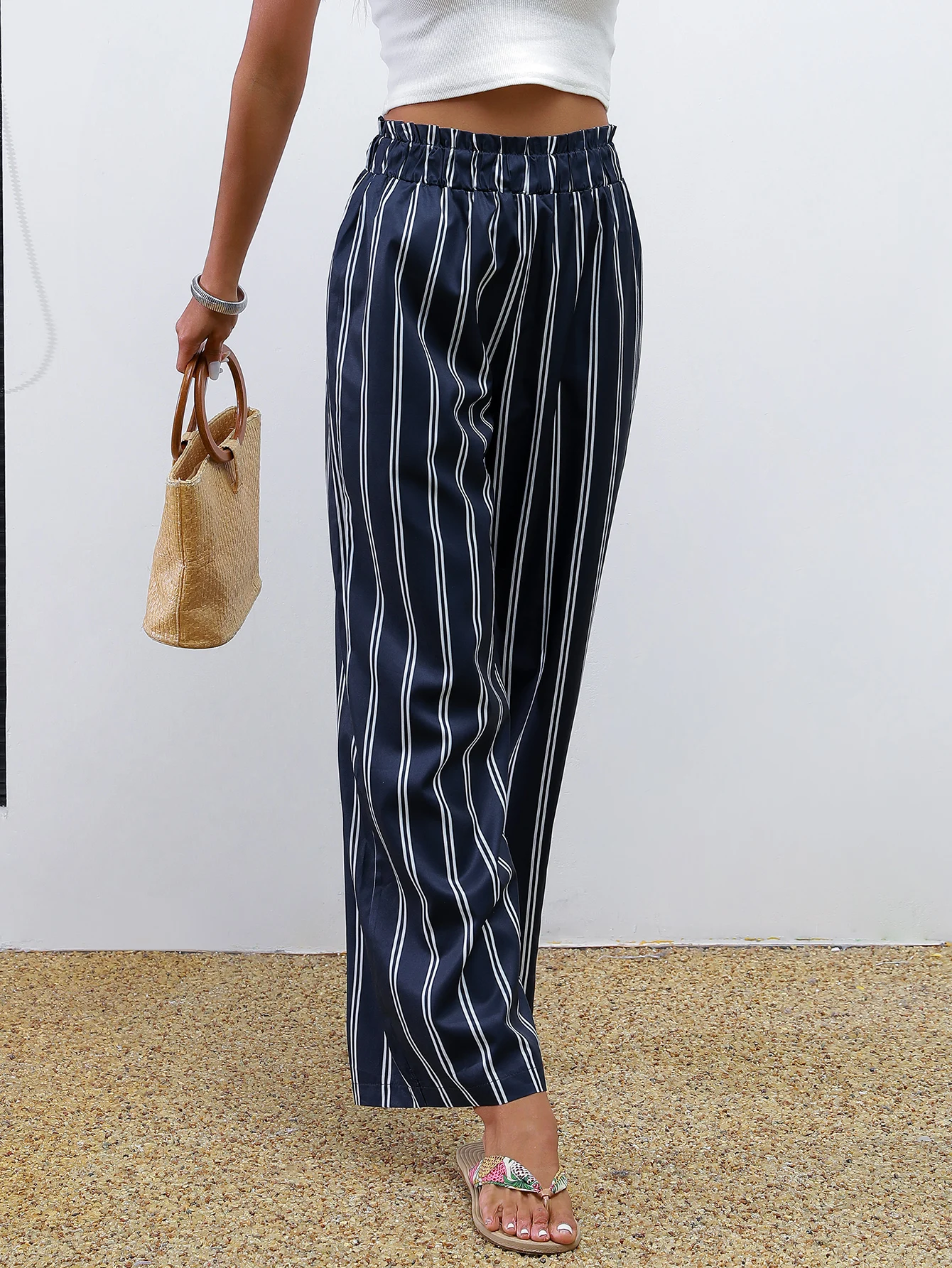 

Женские брюки с цифровой печатью, Модные Элегантные повседневные брюки в японском европейском и американском Корейском стиле