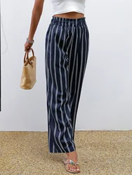 Womens Trousers Digital Printing fashion Elegant Casual japanese style European and American Korean Style