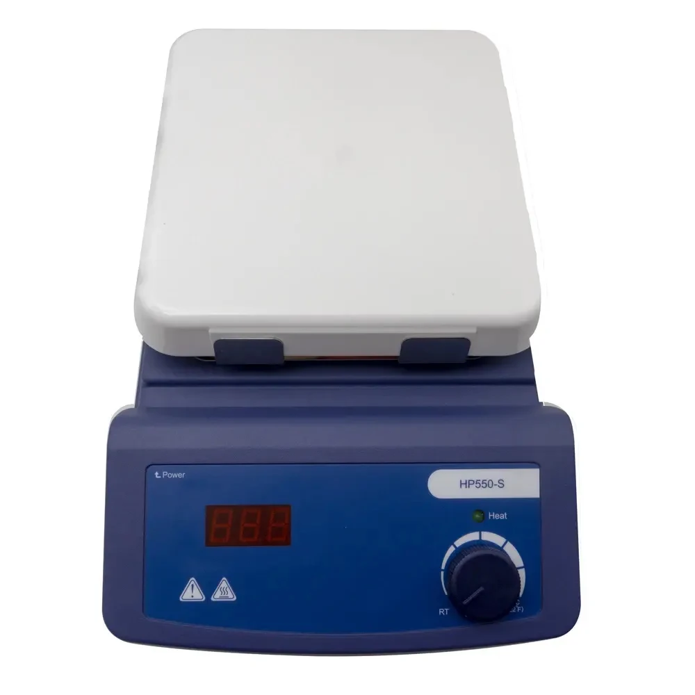 HP550-S Laboratory Equipment LED Digital 7inch Square 550C Glass Ceramic Hotplate RT-550 Degree LED Display Heating Hot Plate