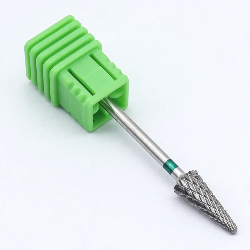 Cone Shape Nail Drill Bit Carbide 3/32" Milling Cutter For Manicure Rotary Burr Electric Drill Accessories Tool