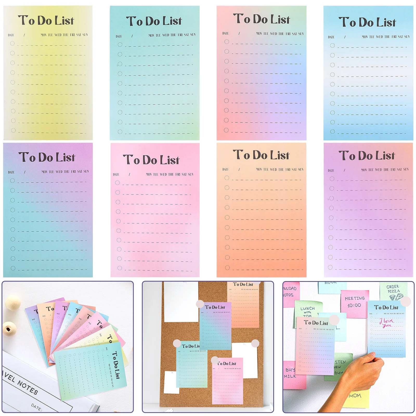 

400Pcs Multi-Use Sticky Tabs Self-Adhesive Memo Stickers for Schools Offices and Homes Smooth Writing No Residue