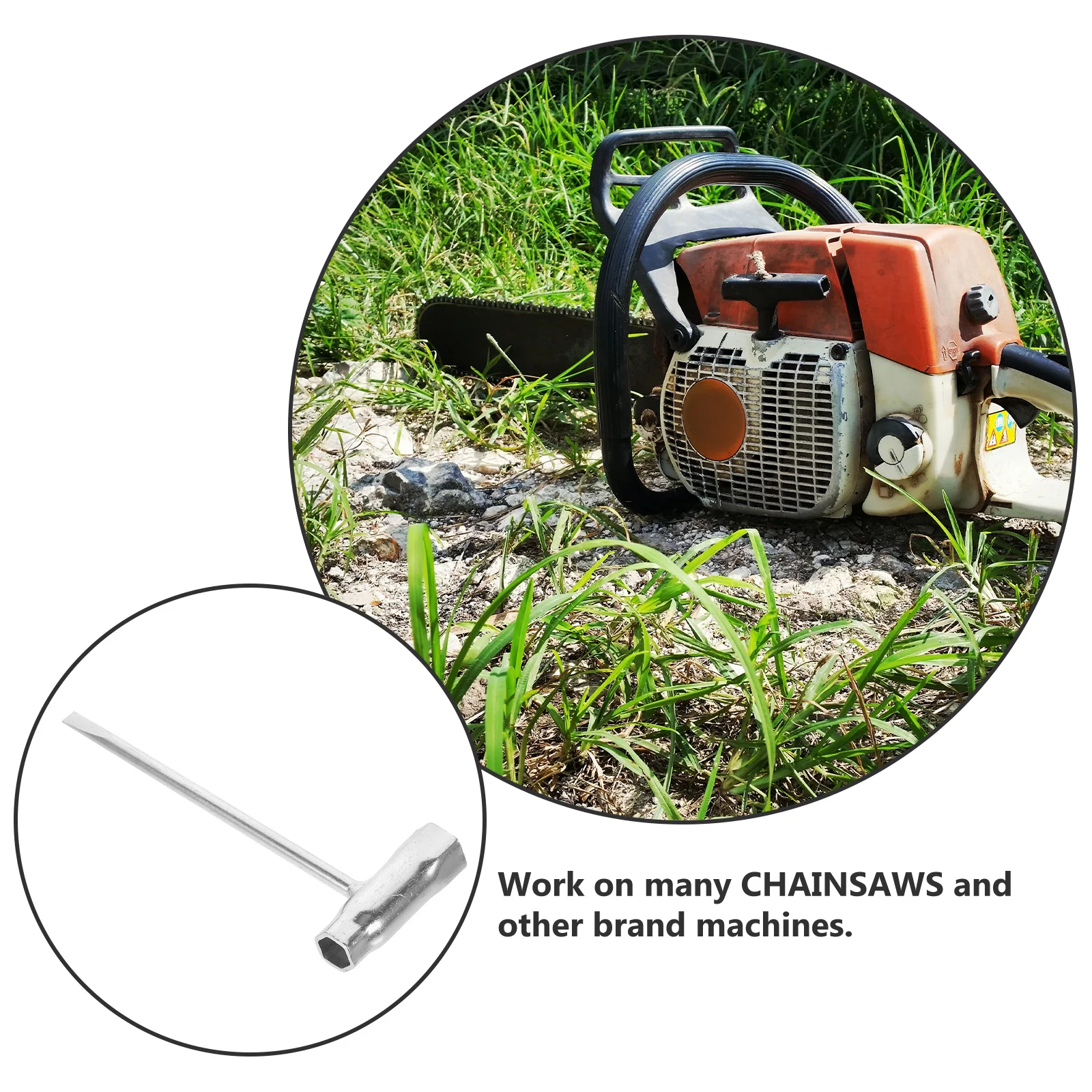

Adjusting Tool for Wrench Handle T Shape Chainsaw Carburetor Maintenance Premium Material Strong Structure Lightweight Easy to