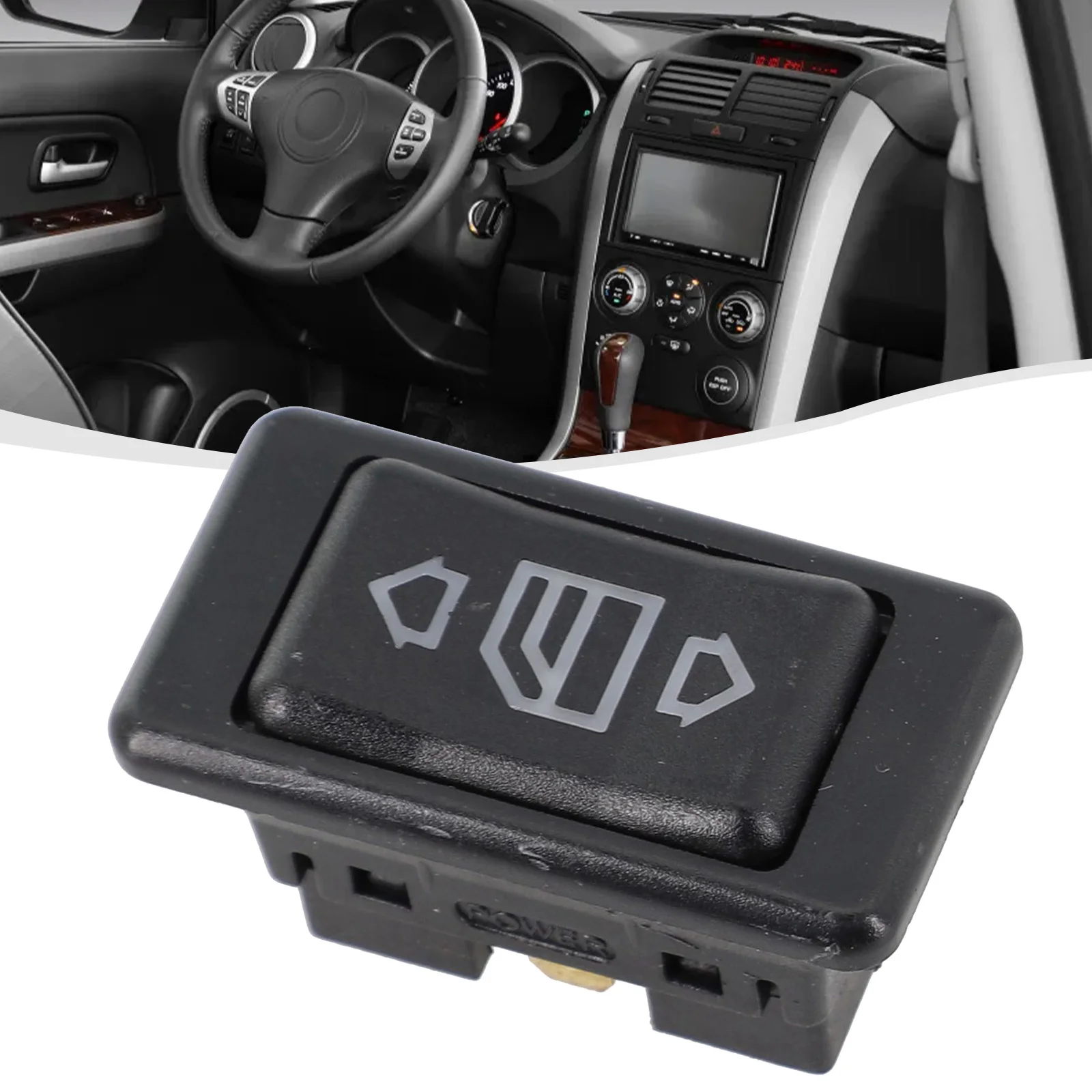 Glass Lifter Switch 20A 6 Pins DC12V/24V High Quality New Practical Switch Lamp Vehicle Car Glass Lifter Switch
