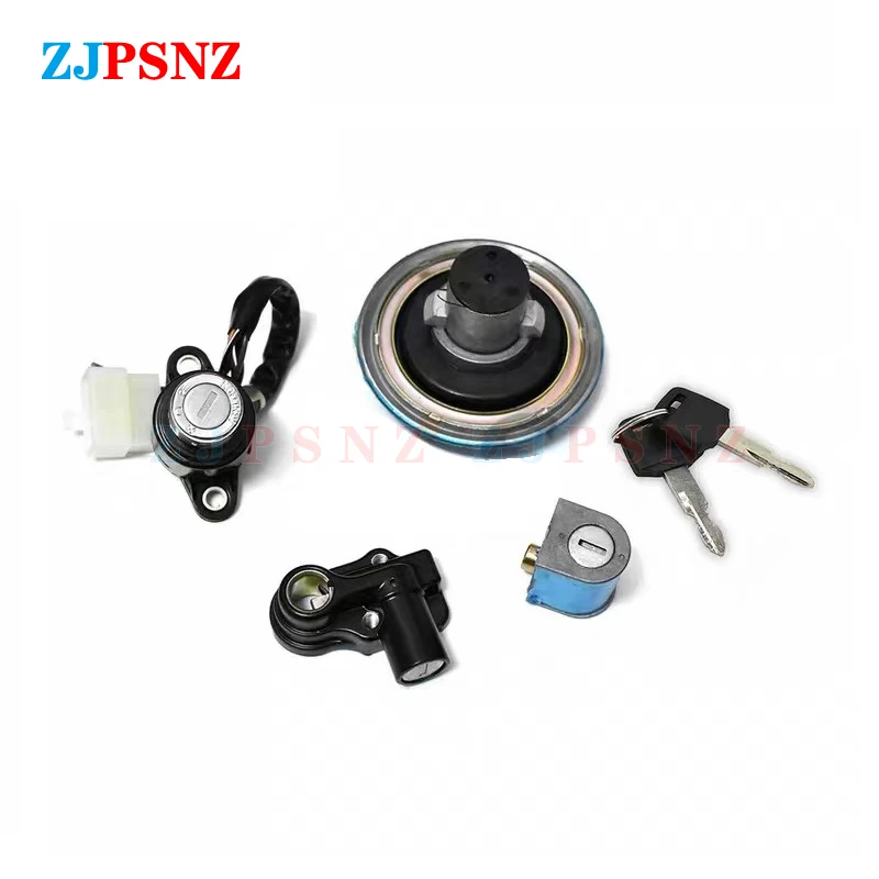 CBT125 Motorcycle Switch Key Faucet Lock Electric Door Lock Fuel Tank Cap Lock 5Wires 125CC Motorcycle ATV Scooters Ignition