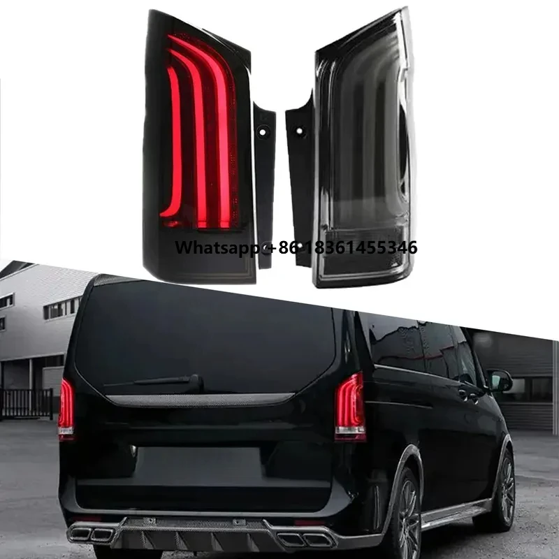 

Для V-Class Vito V260 V250 W447 Metris 2016-2023: Светодиодные задние фонари в сборе с динамическим указателем поворота