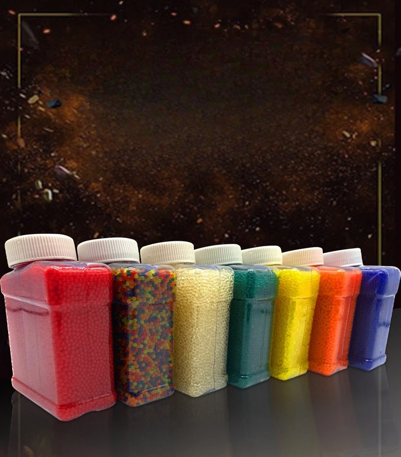 HOTCrystalクレイ弾丸 子供用おもちゃ 7-8mm ゲルボール 弾薬 ゲルガン ウォーターブラスター スプラッター ガル オーベルズ対応