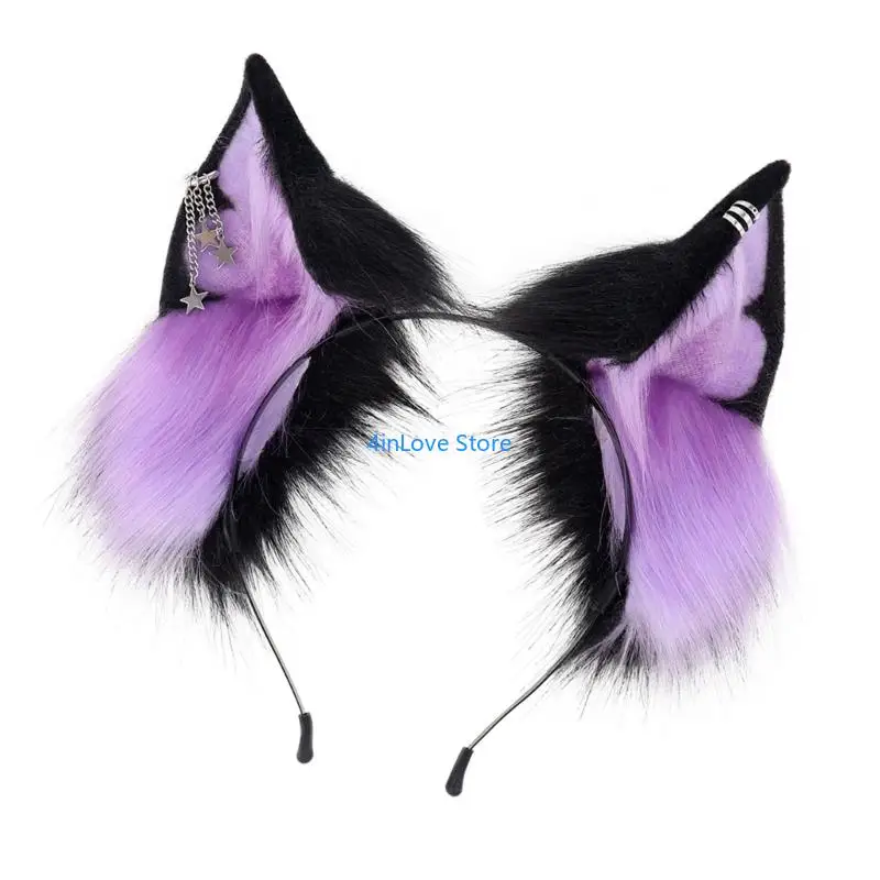 T4MD pluche kattenoren haaraccessoire verstelbaar voor dames meisjes dagelijks gebruik