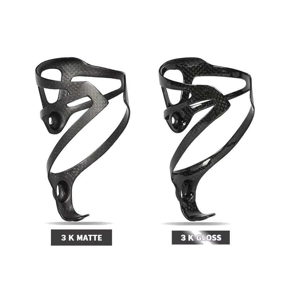 Glossy or Matte 3K Carbon Fiber Bicycle Water Bottle Cage MTB/Road Bike Water Bottle Holder XXX Bottle Bracket Ultralight 22g