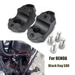 For BENDA black flag 500 DarkFlag 500 Motorcycle Handlebar Riser Clamp Mount Handle Bar Heighting Back Move Extend Adapter