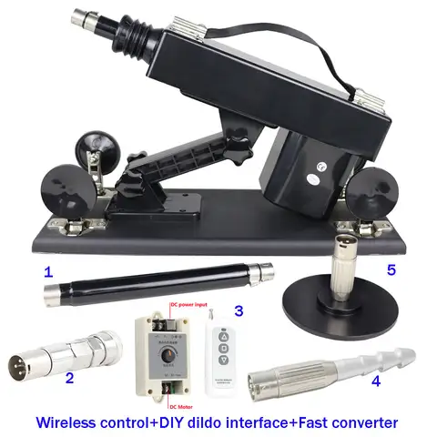 FREDORCH  Sex machines for woman Automatic Masturbation Pumping Gun 3XLR sex machines for adults With Big Dildo sex machine toys