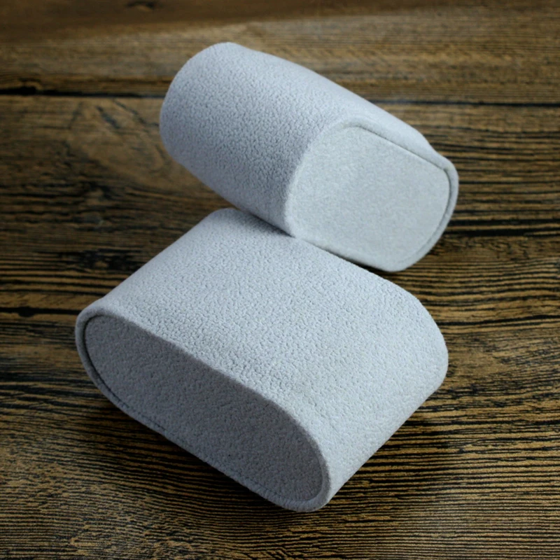Wholesale Durable Portable Watch Pillows Display for Wristwatch Bracelet Display Pad Storage Box Stand Cushion Black White