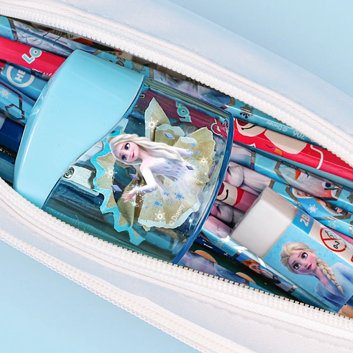 مبراة أقلام رصاص كرتونية من فروزن إلسا بفتحة واحدة أداة تقطيع أقلام رصاص أدوات مكتبية للطلاب مستلزمات مكتبية مدرسية بسيطة