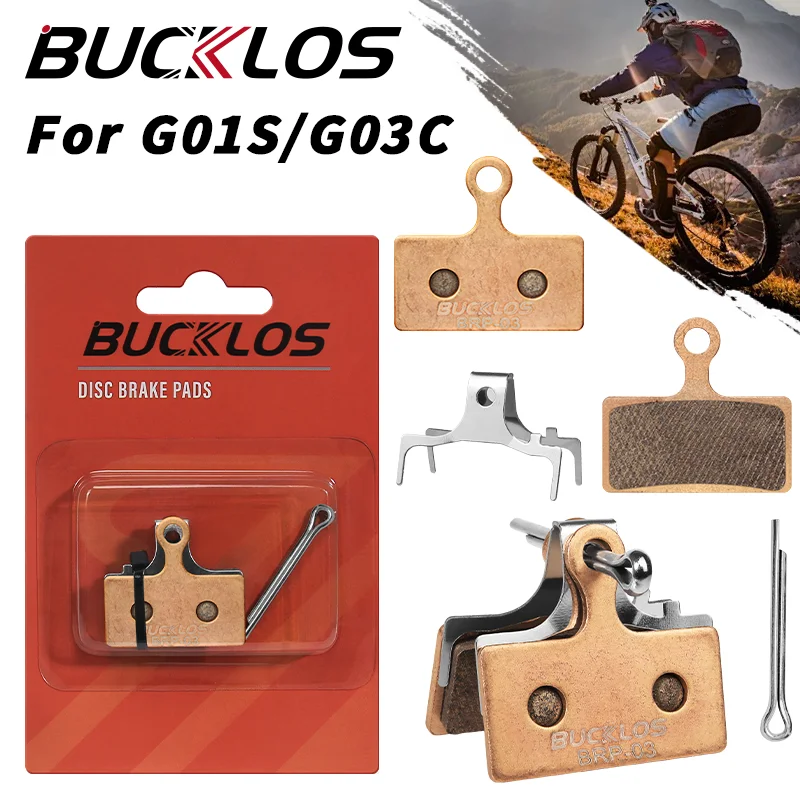 

BUCKLOS Sintered Metal Bike Hydraulic Brake Pads Heat Dissipation Bicycle Discs Brake Pad for SHIMANO G01S G03S G03TI Bike Parts