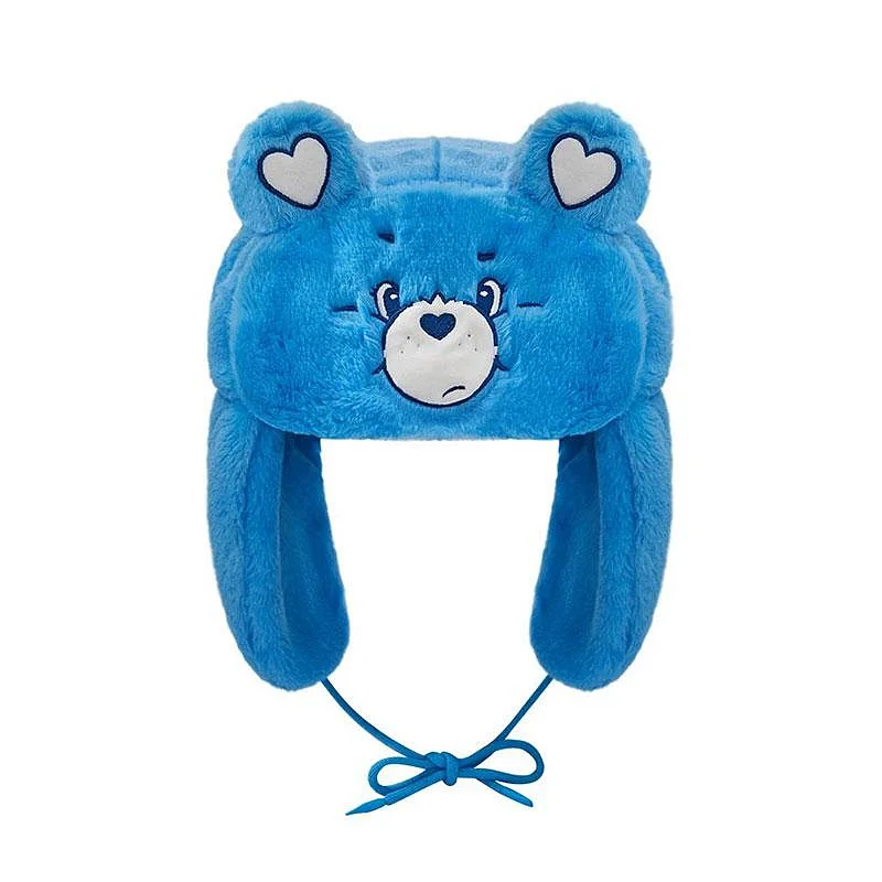 

Американская модная классическая популярная универсальная шапка для защиты ушей, осенне-зимняя милая плюшевая теплая шапка для защиты ушей в стиле каваи