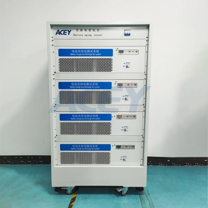 4 Channel 100V 20A Charge 40A Discharge  Pack Test System Aging Machine